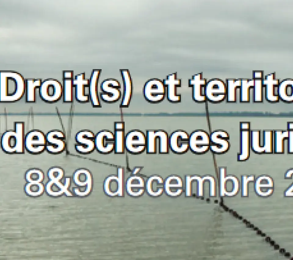 Droit(s) et territoire(s) Regards croisés des sciences juridiques et territoriales