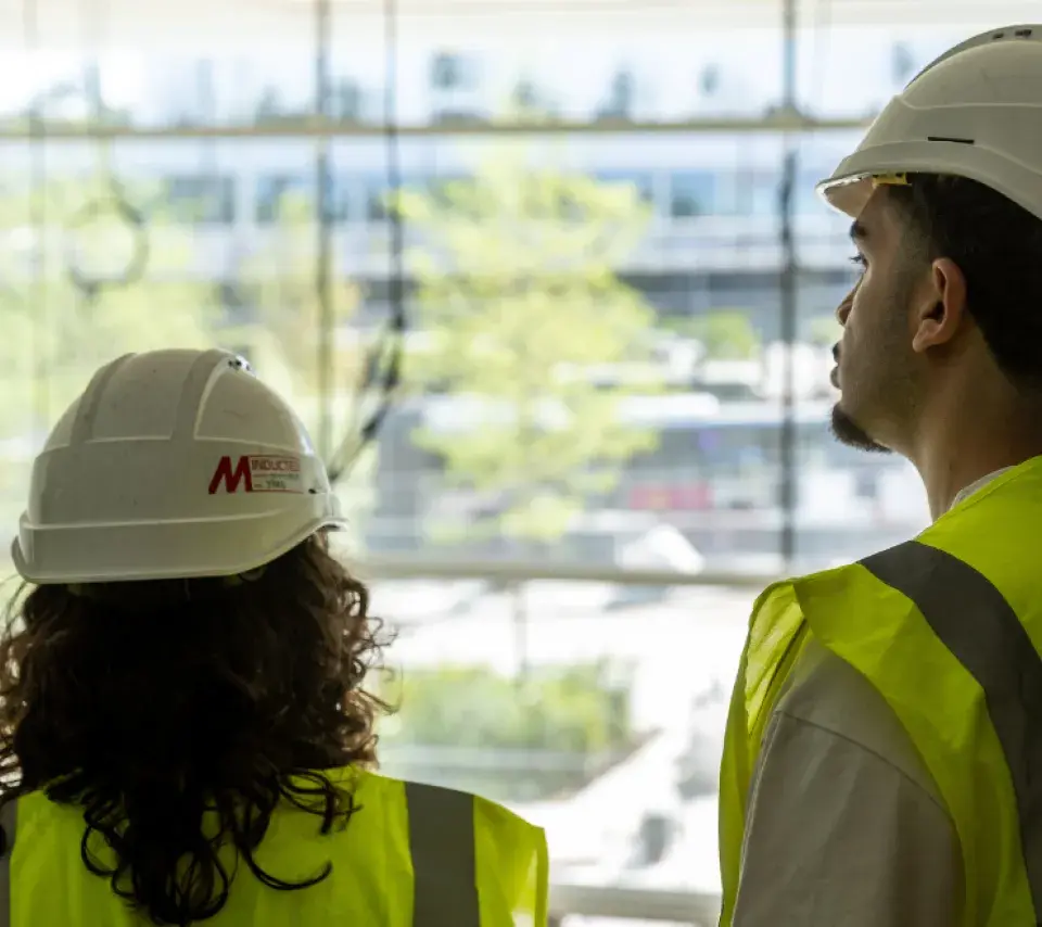 Étudiants visitant le centre La Chapelle